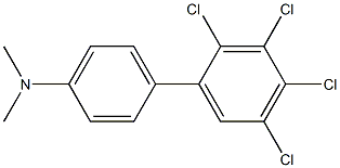 2',3',4',5'-tetrachloro-N,N-dimethyl[1,1'-biphenyl]-4-amine Struktur