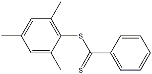 mesityl benzenecarbodithioate 结构式