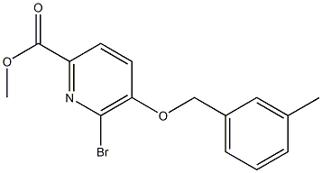 methyl 6-bromo-5-[(3-methylbenzyl)oxy]-2-pyridinecarboxylate