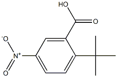 2-tert-butyl-5-nitrobenzoic acid Struktur