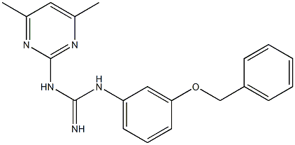  N-[3-(benzyloxy)phenyl]-N'-(4,6-dimethyl-2-pyrimidinyl)guanidine