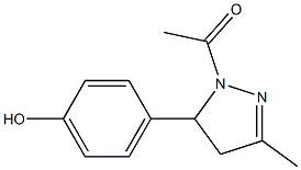 4-(1-acetyl-3-methyl-4,5-dihydro-1H-pyrazol-5-yl)phenol