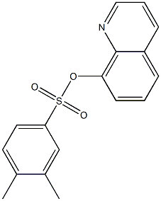 8-quinolinyl 3,4-dimethylbenzenesulfonate Structure