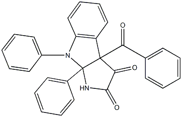 3a-benzoyl-8,8a-diphenyl-1,3a,8,8a-tetrahydropyrrolo[2,3-b]indole-2,3-dione