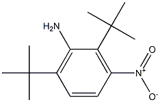 2,6-ditert-butyl-3-nitroaniline Structure
