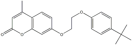 7-[2-(4-tert-butylphenoxy)ethoxy]-4-methyl-2H-chromen-2-one