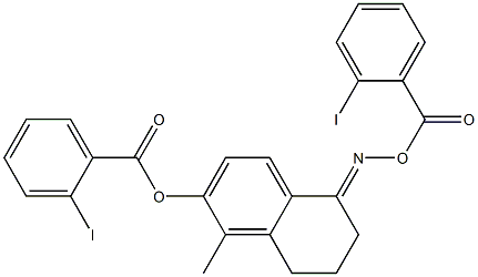 5-{[(2-iodobenzoyl)oxy]imino}-1-methyl-5,6,7,8-tetrahydro-2-naphthalenyl 2-iodobenzoate