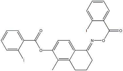  5-{[(2-iodobenzoyl)oxy]imino}-1-methyl-5,6,7,8-tetrahydro-2-naphthalenyl 2-iodobenzoate
