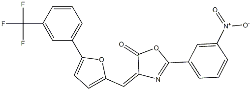  2-{3-nitrophenyl}-4-({5-[3-(trifluoromethyl)phenyl]-2-furyl}methylene)-1,3-oxazol-5(4H)-one