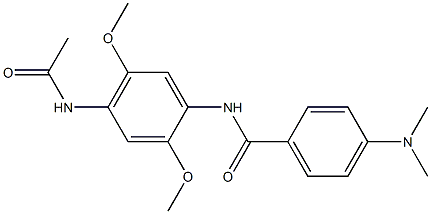 N-[4-(acetylamino)-2,5-dimethoxyphenyl]-4-(dimethylamino)benzamide