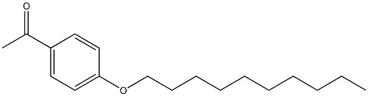 1-[4-(decyloxy)phenyl]ethanone Struktur