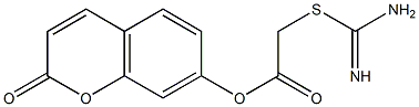 2-oxo-2H-chromen-7-yl {[amino(imino)methyl]thio}acetate