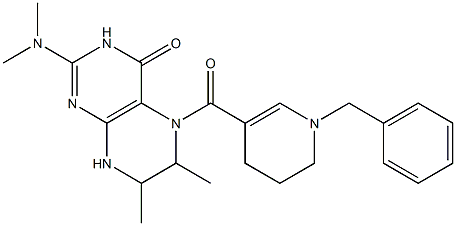  5-[(1-benzyl-1,4,5,6-tetrahydro-3-pyridinyl)carbonyl]-2-(dimethylamino)-6,7-dimethyl-5,6,7,8-tetrahydro-4(3H)-pteridinone
