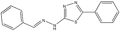 benzaldehyde (5-phenyl-1,3,4-thiadiazol-2-yl)hydrazone Structure