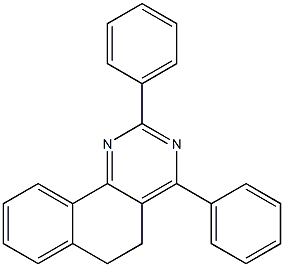 2,4-diphenyl-5,6-dihydrobenzo[h]quinazoline,,结构式