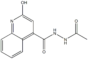 N'-acetyl-2-hydroxy-4-quinolinecarbohydrazide