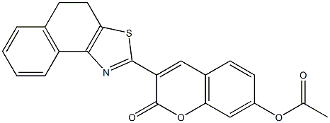  3-(4,5-dihydronaphtho[1,2-d][1,3]thiazol-2-yl)-2-oxo-2H-chromen-7-yl acetate
