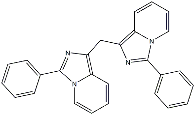 3-phenyl-1-[(3-phenylimidazo[1,5-a]pyridin-1-yl)methyl]imidazo[1,5-a]pyridine