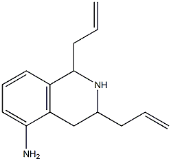 1,3-diallyl-1,2,3,4-tetrahydro-5-isoquinolinylamine,,结构式
