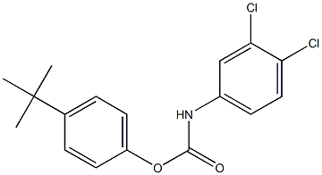 4-tert-butylphenyl 3,4-dichlorophenylcarbamate Struktur