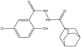  N'-(5-chloro-2-hydroxybenzoyl)-1-adamantanecarbohydrazide