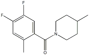  1-(4,5-difluoro-2-methylbenzoyl)-4-methylpiperidine