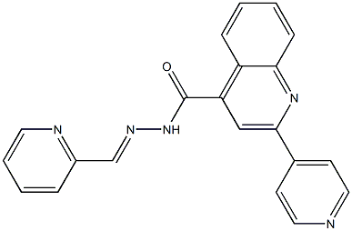 2-(4-pyridinyl)-N'-(2-pyridinylmethylene)-4-quinolinecarbohydrazide