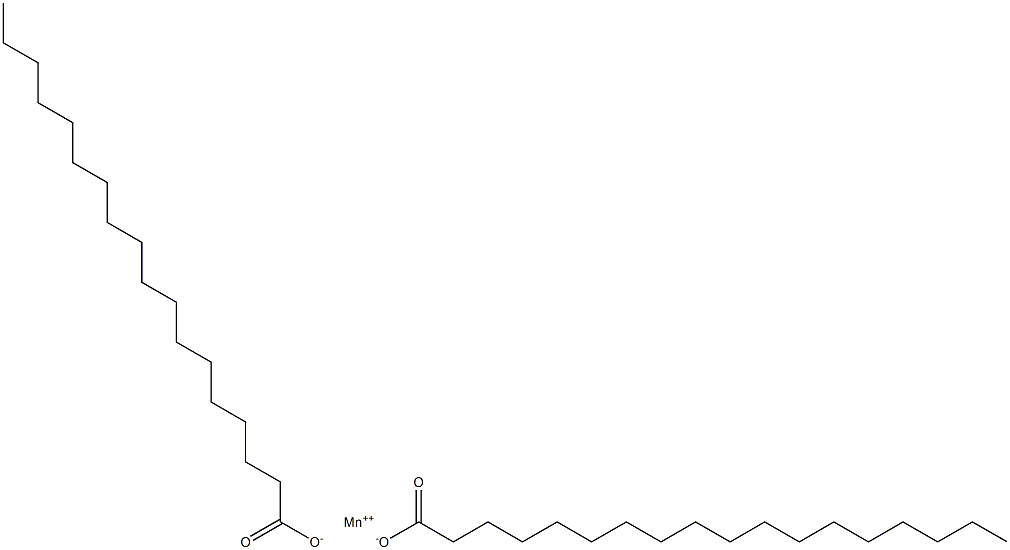 Manganous stearate 化学構造式