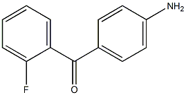 4-氨基-2'-氟二苯甲酮,,结构式