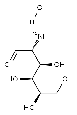 D-Glucosamine-15N  hydrochloride Structure