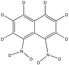 1,8-二氨基萘-D10, 1383788-31-5, 结构式