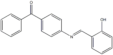 (4-{[(E)-(2-hydroxyphenyl)methylidene]amino}phenyl)(phenyl)methanone|