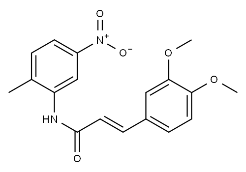 (E)-3-(3,4-dimethoxyphenyl)-N-(2-methyl-5-nitrophenyl)-2-propenamide