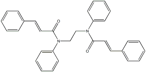(E)-N,3-diphenyl-N-(2-{[(E)-3-phenyl-2-propenoyl]anilino}ethyl)-2-propenamide