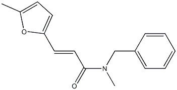 (E)-N-benzyl-N-methyl-3-(5-methyl-2-furyl)-2-propenamide