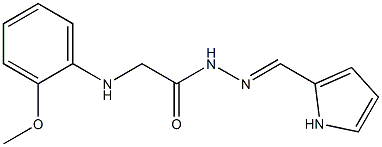 2-(2-methoxyanilino)-N'-[(E)-1H-pyrrol-2-ylmethylidene]acetohydrazide