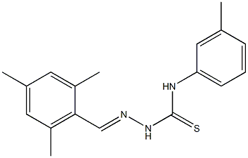  2-[(E)-mesitylmethylidene]-N-(3-methylphenyl)-1-hydrazinecarbothioamide