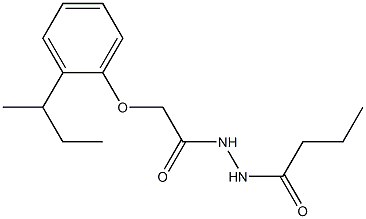  2-[2-(sec-butyl)phenoxy]-N'-butyrylacetohydrazide