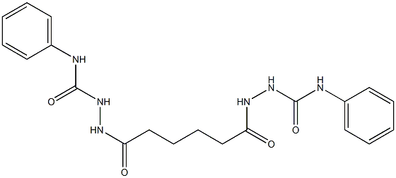 2-{6-[2-(anilinocarbonyl)hydrazino]-6-oxohexanoyl}-N-phenyl-1-hydrazinecarboxamide,,结构式