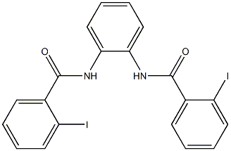 2-iodo-N-{2-[(2-iodobenzoyl)amino]phenyl}benzamide Struktur