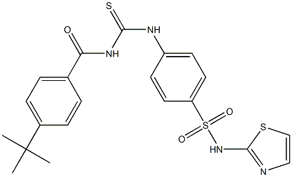 4-[({[4-(tert-butyl)benzoyl]amino}carbothioyl)amino]-N-(1,3-thiazol-2-yl)benzenesulfonamide