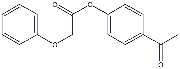 4-acetylphenyl 2-phenoxyacetate Structure
