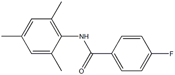 4-fluoro-N-mesitylbenzamide 化学構造式