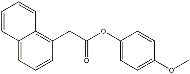4-methoxyphenyl 2-(1-naphthyl)acetate