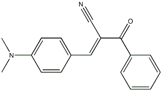 (E)-2-benzoyl-3-[4-(dimethylamino)phenyl]-2-propenenitrile