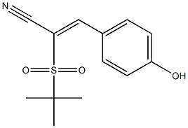 (Z)-2-(tert-butylsulfonyl)-3-(4-hydroxyphenyl)-2-propenenitrile