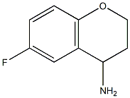 6-fluoro-3,4-dihydro-2H-chromen-4-amine,,结构式