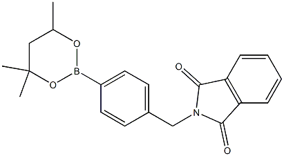 2-[4-(4,4,6-Trimethyl-1,3,2-dioxaborinan-2-yl)benzyl]-1H-isoindole-1,3(2H)-dione Structure