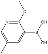 2-甲氧基-5-甲基吡啶-3-硼酸 结构式