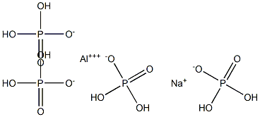 sodium aluminium phosphate,basic,for food Struktur